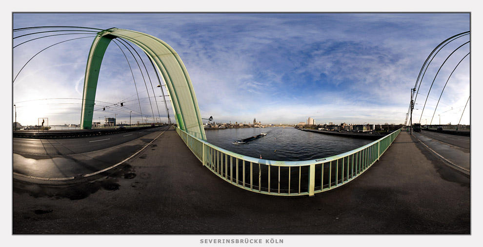 Rheinblick, Köln Severinsbrücke