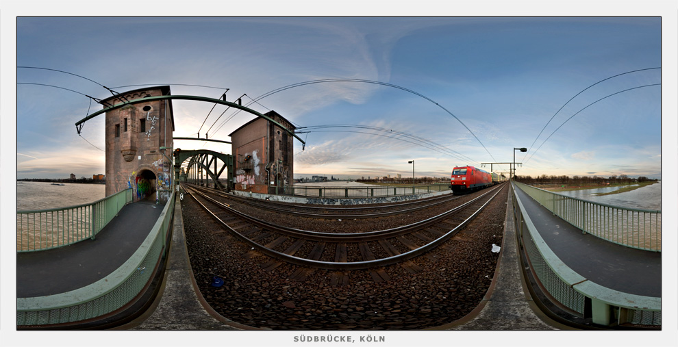 Panorama Süd Brücke Köln